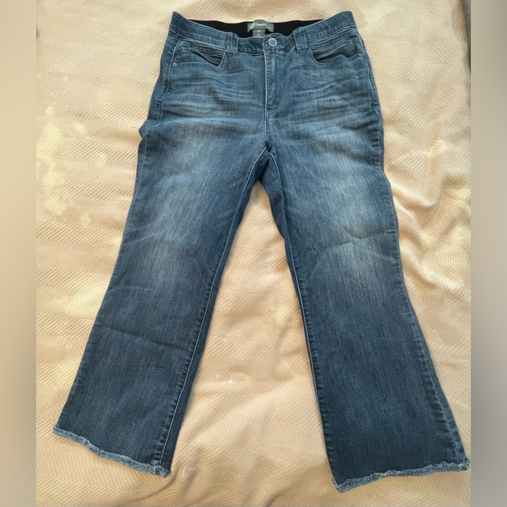 Democracy Dark Blue Ab Technology Elastic Waist Band Denim Jeans